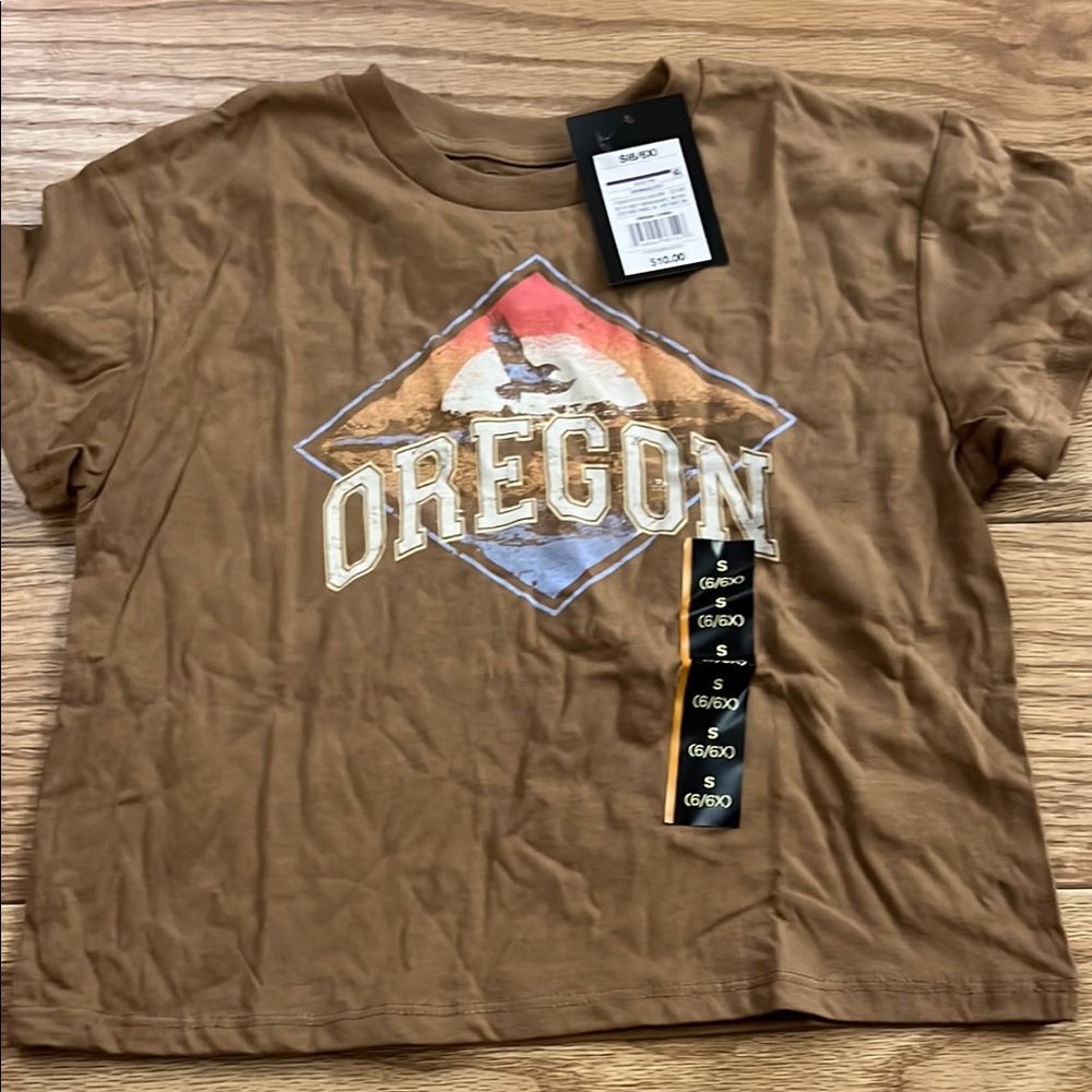 Brown Graphic Kids T-Shirt